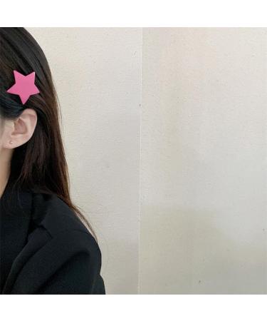 Cute Star Shape Hairpins Hot Girls Duckbill Star Hair Clip Spring Summer Y2k Style Ponytail Bangs Hair Clip for Woman - Buy Online on GoSupps.com