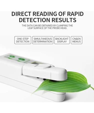 ZWJABYY Plant Nutrient Testing fHandheld Chlorophyll Analyzer Portable Chlorophyll Meter or Chlorophyll/nitrogen/Temperature/Humidity 2000MAH Lithium Battery with USB Data Export - Buy Online on GoSupps.com