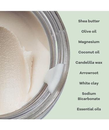 The Natural Deodorant Co Active Deodorant Balm Mint & Eucalyptus 55g Aluminium Free Plastic Free Extra Strength - Buy Online on GoSupps.com