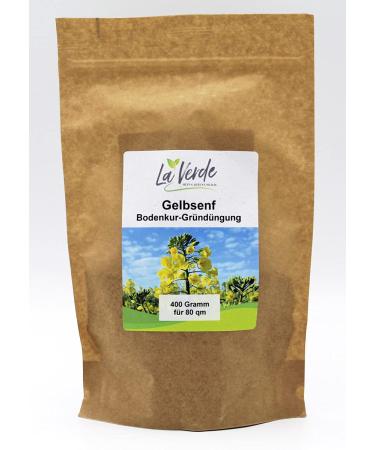 La Verde MEIN GARTEN UND ICH. Yellow mustard 400g for soil/green manure