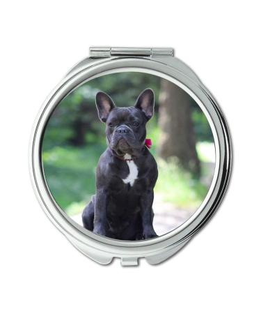Mirror Travel Mirror French Bulldog Dog Bulldog Animal Pocket Mirror portable mirror