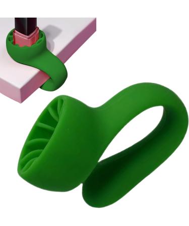 Nail Polish Organizer - Wearable Anti-Spill Organizer | Anti Slip Grip Suction Flexible Silicone Nail Polish Holder Stand For Personal And Business Use Green - Buy Online on GoSupps.com