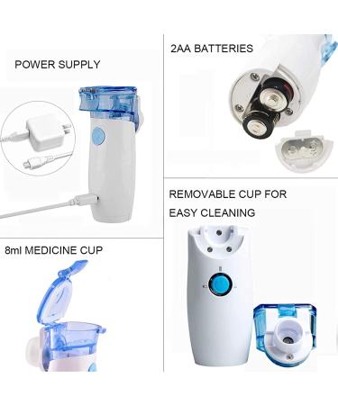Portable Nebulizer - Handheld Steam Inhaler for Kids & Adults | Personal Atomizer Kit with Accessories - Buy Online on GoSupps.com