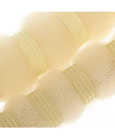 KALLORY Womens Hair Bun Maker 2pcs - French Hair Clip Styling Accessory - Beige Donut Chignon Curler - Buy Online on GoSupps.com