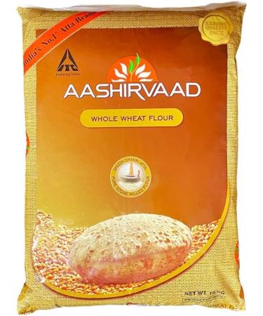 Seelans | Aashirvaad Whole Wheat Atta | 100% Whole Wheat | Full of Fibre | Make Rotis & Chappatis | Traditional Indian Flour | Nutritious | Vegetarian | 10 KG Bag (Pack of 2) - Buy Online on GoSupps.com