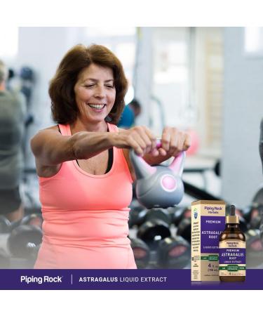 Piping Rock Astragalus Tincture Drops | 4 Fl Oz | Herb Root Extract | Liquid Supplement for Men and Women | Vegetarian Non-GMO Gluten Free - Buy Online on GoSupps.com
