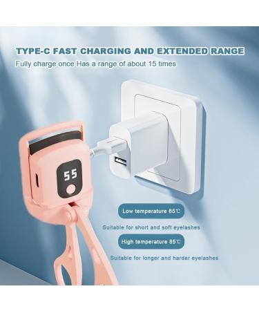Heated Mini Eyelash Curler - LISSAHNE Portable Electric Curler with 3 Heat Modes for Natural Long-Lasting Curls | International Shipping Available - Buy Online on GoSupps.com
