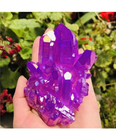 Home Decoration Natural Crystal Quartz Flame Aura Quartz Crystal Cluster Ore Specimens Random delivery Stones kaixun (Color : Light Green Size : 100-130g) 100-130g Light Green - Buy Online on GoSupps.com