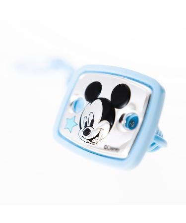 Disney Baby Pacifier Chain with Clip & Box - Mickey Mouse Sky Blue Gift for Baptism & Birthday - Buy Online on GoSupps.com