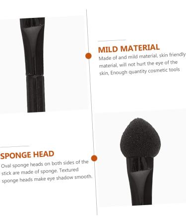 Housoutil 30pcs Double Ended Eye Shadow Stick Makeup Sponge Lip Gloss Applicators Disposable Sponge Eyeshadow - Buy Online on GoSupps.com