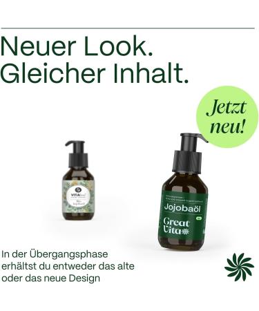  GREAT VITA VitaFeel Organic Jojoba Oil Gold | 100% Pure Cold Pressed Jojo Nut Oil | Moisturizing Skin Care Face & Hair | Natural Cosmetic Carrier Oil for Massage and - Buy Online on GoSupps.com