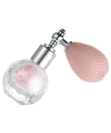 Beavorty High Gloss Dusting Makeup Highlighter Press Powder Makeup Glitter Balloons Highlight Powder Spray Hair Glitter Luminous Glitter Powder Spray Highlighter Powder Spray for Body Glass 7.5x7cm Pink