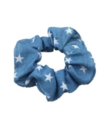 Denim Elastic Hair Bands Ropes Hair Scrunchies Ponytails Soft Hair Ties Hair Accessories for Cool Women and Girls