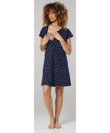 Zeta Ville Maternity Nursing Nightie Robe Set - Navy Blue - Size 8 - Buy Online on GoSupps.com