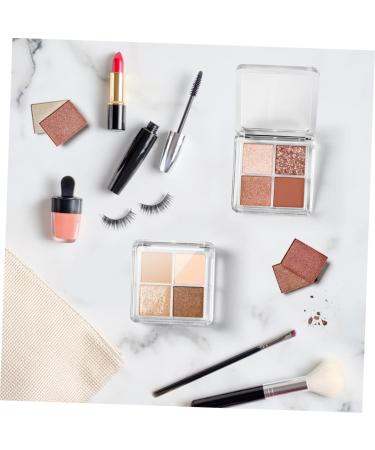 DRESSOOS 20 Pcs Boxes Eye Shadow Box Accessories Palettes Eyeshadow for DIY Empty Highlight Transparent - Buy Online on GoSupps.com