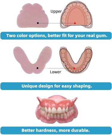 DENTUREWAY DIY Denture Kit with Impression(3 Sets of False Teeth) Do-It-Yourself Denture Solution DIY Partial Denture kit DIY Denture (White) - Buy Online on GoSupps.com