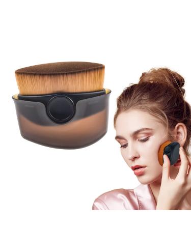 Foundation Makeup Brush Dolphin shape Kabuki Hexagon Face Blush Liquid Powder Foundation Brush