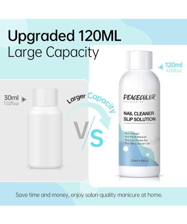 PEACECOLOR 120 ml Poly Gel Slip Solution Acrylic Liquid Slip Solution for Poly Nail Gel Nails Starter Set PD01-013 - Buy Online on GoSupps.com
