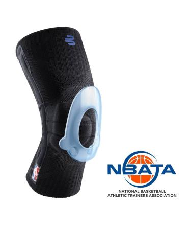 Bauerfeind Sports Knee Support NBA - Officially Licensed Basketball Brace - Omega Gel Pad - Large Black - Buy Online on GoSupps.com
