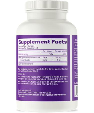 AOR Green Lipped FFA Supplement for Joint Health - 30 Servings (60 Softgels) - Buy Online on GoSupps.com