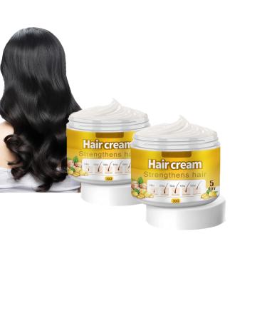 Dyceittdia Set of 2 ginger hair growth conditioners ginger conditioner moisturizing and smoothing hair growth cream 2 x 30g hair 2