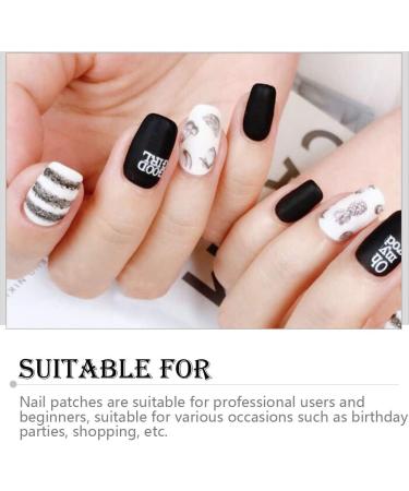 dijiusidy Nail Art Stickers Self-Adhesive Fingernail Decal with Strap Glue DIY Art Decor Full Cover Manicure Kits for Women Girls YMX223 - Buy Online on GoSupps.com