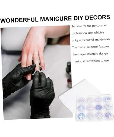 FRCOLOR 36 Boxes Nail Decoration Nail Accessories Nail Art Set Fingernail DIY Decoration Three-Dimensional Nail DIY Decoration Ornament Nail DIY Pendant Nail Art Pendant Jelly Decorate Charm - Buy Online on GoSupps.com