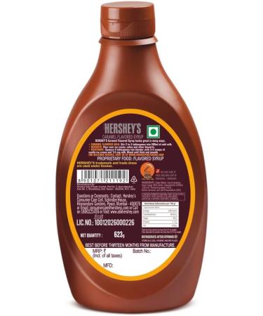 Hershey's Caramel Syrup 623g - Rich and Smooth Caramel Flavor (Pack of 1) - Buy Online on GoSupps.com
