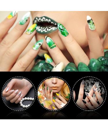 Noverlife 1200PCS Short Mountain Peak False Nail Tips - Full Cover Acrylic Nail Tips for Salon & DIY Nail Art Design - Buy Online on GoSupps.com