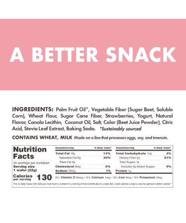 Rip Van AM YUM Strawberry Yogurt - Keto, Non-GMO, Healthy Snack - Low Carb, Low Sugar & Calorie (16 Count) - Buy Online on GoSupps.com