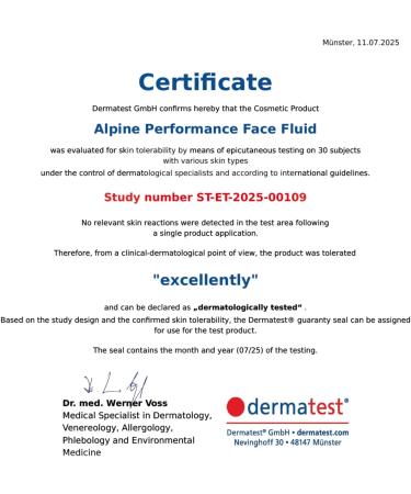 Jungkraut Alpine Performance Face Fluid Face cream for men 1x50 ml natural face cream with hyaluron and antiaging effect intensively hydrates ultralight and quickly absorbed - Buy Online on GoSupps.com
