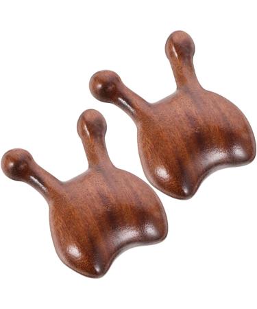 FRCOLOR Sandalwood Massage Comb & Eye Massager Set - 8-Piece Wooden Health Tools for Scalp & Nose Massage - 5.7x4.0x1.8cm - Buy Online on GoSupps.com