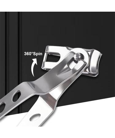 HCHGJKN Nail Clippers Nail Clippers Set Steel Fingernail Clipper Toenail Clippers Black Nail Cutter - Buy Online on GoSupps.com