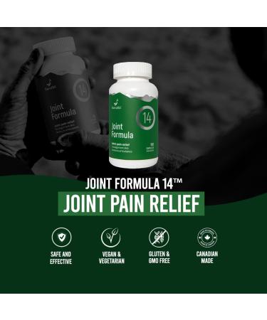 JOINT FORMULA 14 Joint Pain Relief NPN80039305 Supports Joint Health Cartilage & Muscle Function Easy to Digest Vegan Gluten Free and Non-GMO 201 capsules Bonus Size (67 servings) 201 count (Pack of 1) - Buy Online on GoSupps.com