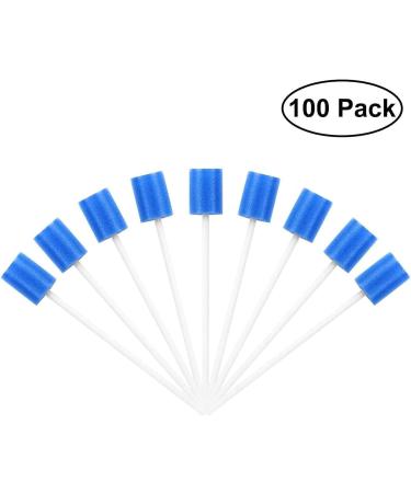 Clicitina Sponge Care Tip with Blue Oral Pack - 100 Disposable Tools & Handicraft (One Size) - International Shipping Available - Buy Online on GoSupps.com