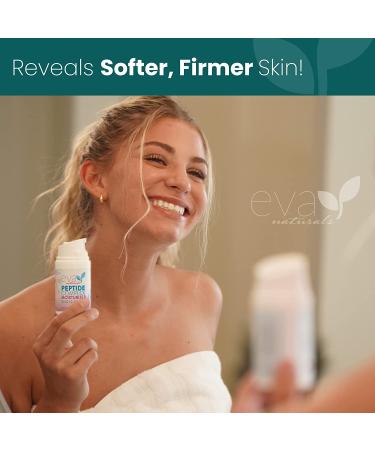 Eva Naturals Collagen Face Moisturizer Peptide - Anti-Wrinkle Hydrating Cream for Smoother Skin | 1.7Oz - Buy Online on GoSupps.com