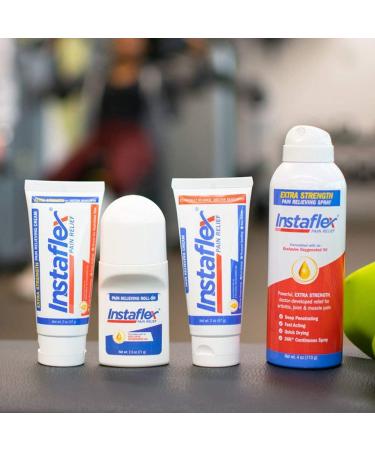 Instaflex Extra Strength Pain Relief Cream - 2oz | Soothes Muscle and Joint Pain | Fast-Acting Formula | Healthy Directions - Buy Online on GoSupps.com
