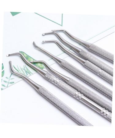 FRCOLOR 1 Set Manicure tools precision reverse cuticle shaper cuticle trimmer cuticle spoon curved fine tip cuticle remover putter grips Cuticle Pusher pedicure slicer Stainless steel - Buy Online on GoSupps.com