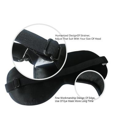 Soothing Silk Sleep Mask - Adjustable Head Strap, Deep Rest Eye Mask for Sleeping, Travel, Shift Work & Meditation - Purple - Buy Online on GoSupps.com