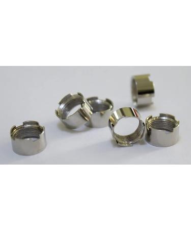6 Pack Silver 510 Thread Magnetic Ring Adapter Connectors - Compatible with Vape Pens - Buy Online on GoSupps.com