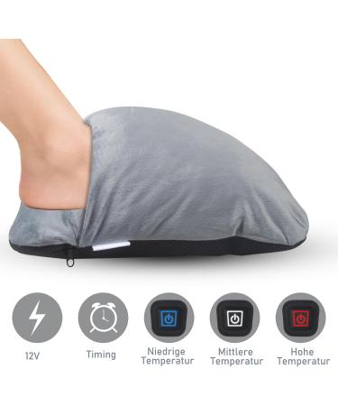 Buy Electrical Foot Warmers for Men & Women | Fast Heating Pillows with 3 Settings | Soft & Breathable Relaxation Gift | 12V International Shipping - Buy Online on GoSupps.com