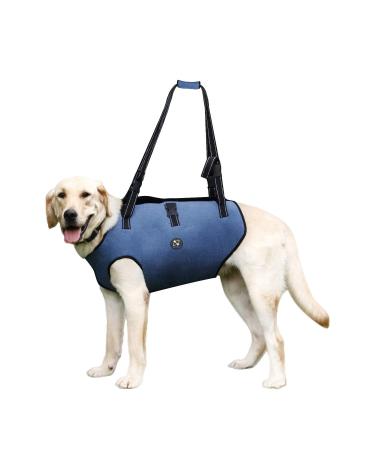 COODEO Dog harness lifting belt for pets support and rehabilitation adjustable padded breathable straps for old disabled people joint injuries (blue XL) XL blue - Buy Online on GoSupps.com