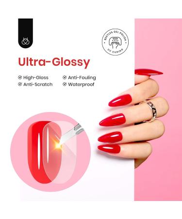 Beetles No Wipe Gel Top Coat - 15ml Clear Glossy Long Lasting Nail Polish for Manicure | Soak Off UV Lamp Safe - High Shine Finish - Buy Online on GoSupps.com