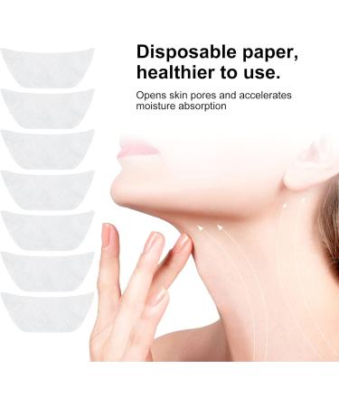 Neck Mask Sheets Neck Wrinkle Patches 100 Sheets Disposable Neck Mask Paper Neckline Pads for DIY Skin Care Moisturizing Firming - Buy Online on GoSupps.com