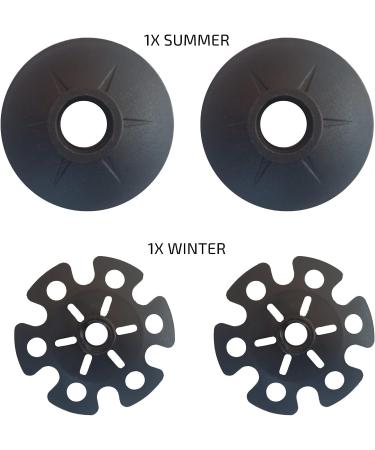 TSL Snowshoes Hiking 2-Piece Poles - Grey & Black - Adjustable 32 to 53 Inches - Buy Online on GoSupps.com