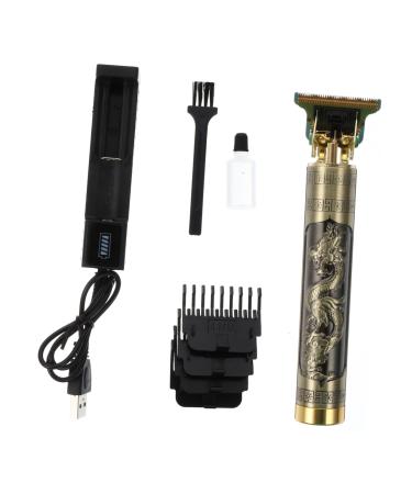 minkissy Electric Clippers Cordless Hair Grooming Hair Head Trimmer Home Hair Cutting Kits Trimmer Precision Trimmer Hair Comb T9 Household Aluminum Alloy