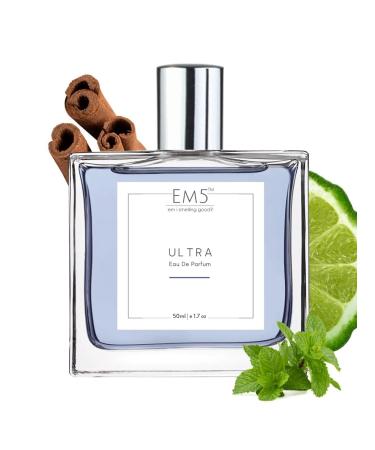 E.M5' Ultra Perfume Spray for Men | Vanilla Warm Spicy Fruity | EDP Strong and Long Lasting Day & Night Perfume | Luxury Gift for Him