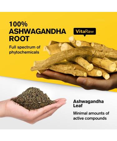 Organic Ashwagandha Capsules - Mood & Stress Relief Supplement with Valerian Root & Artichoke Leaf - KSM 66 Ashwagandha - Buy Online on GoSupps.com
