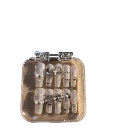 Temperament-enhancing manicure heavy chain hand-worn armor in the world of ice and snow.(XS)