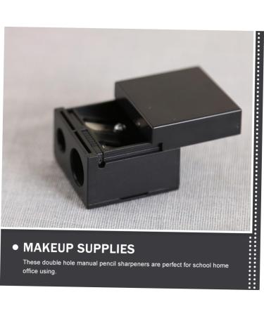 FOMIYES 12 Pcs Pencil Sharpener Eyebrow Sharpener Dispenser Liner Lipstick Pen Stainless Steel Make up Miss Blackx2pcs 3.2x3.2cmx2pcs - Buy Online on GoSupps.com